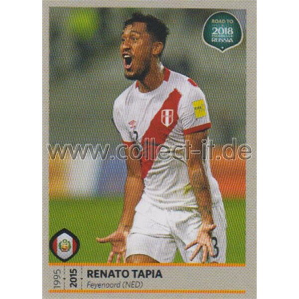 Road to WM 2018 Russia - Sticker 393 - Renato Tapia