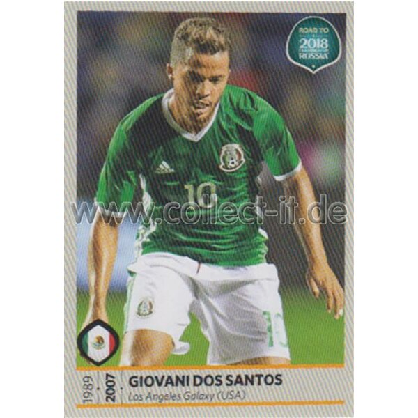 Road to WM 2018 Russia - Sticker 428 - Giovani Dos Santos