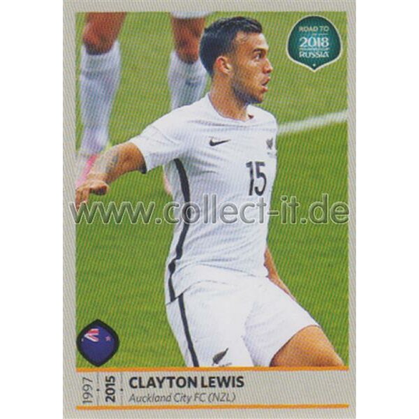 Road to WM 2018 Russia - Sticker 474 - Clayton Lewis