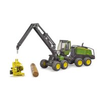 Bruder 2135 John Deere 1270G Harvester mit 1 Baumstamm