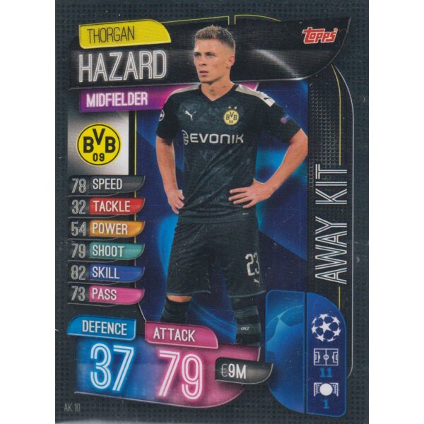 AK10 - Thorgan Hazard - Away Kit - 2019/2020