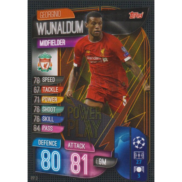 PP3 - Georginio Wijnaldum - Power Play - 2019/2020