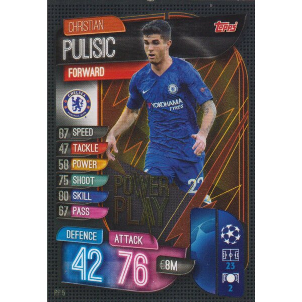 PP5 - Christian Pulisic - Power Play - 2019/2020