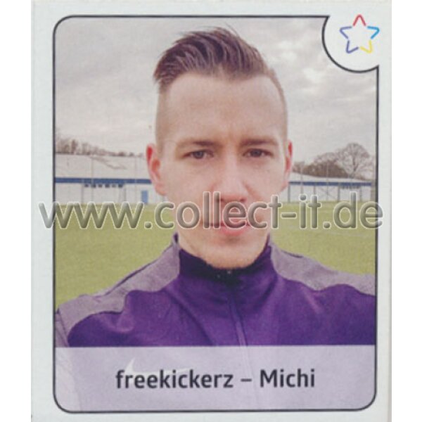 Sticker 86 - Panini - Webstars 2017 - freekickez -Michi