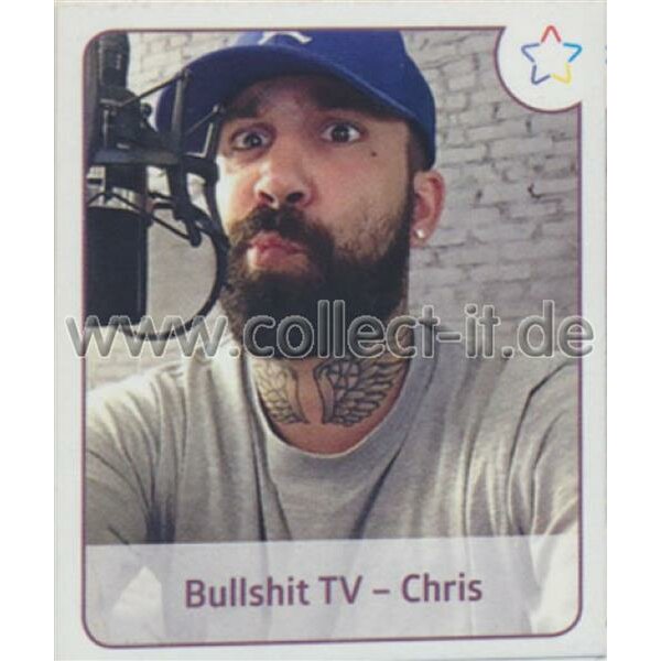 Sticker 116 - Panini - Webstars 2017 - Bullshit TV - Chris