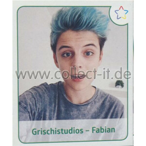 Sticker 131 - Panini - Webstars 2017 - Grischistudios -Fabian