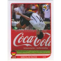 Klose CocaCola Sondersticker: 1 von 4