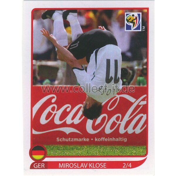 Klose CocaCola Sondersticker: 2 von 4