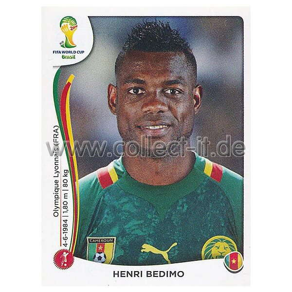 WM 2014 - Sticker 95 - Henri Bedimo