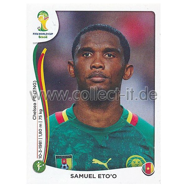 WM 2014 - Sticker 107 - Samuel Etoo