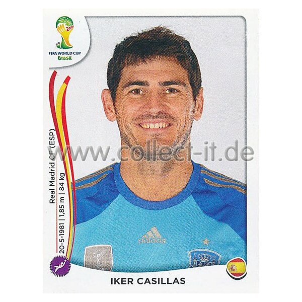 WM 2014 - Sticker 110 - Iker Casillas