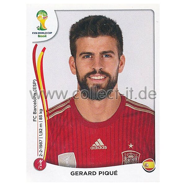 WM 2014 - Sticker 112 - Gerard Pique