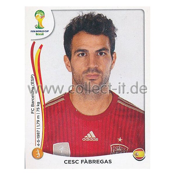 WM 2014 - Sticker 120 - Cesc Fabregas