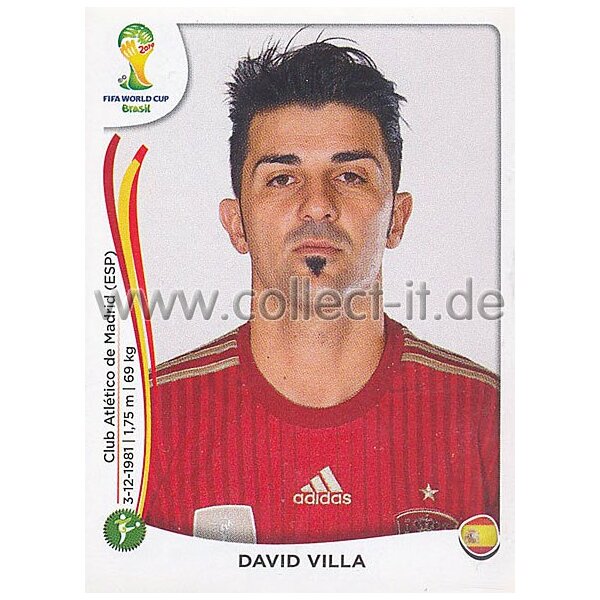 WM 2014 - Sticker 125 - David Villa