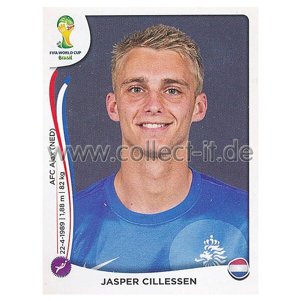 WM 2014 - Sticker 129 - Jasper Cillessen