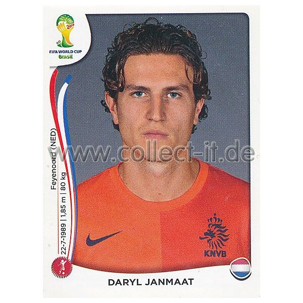 WM 2014 - Sticker 130 - Daryl Janmaat