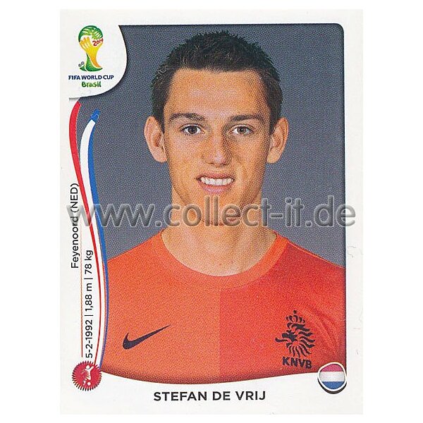 WM 2014 - Sticker 131 - Stefan de Vrij