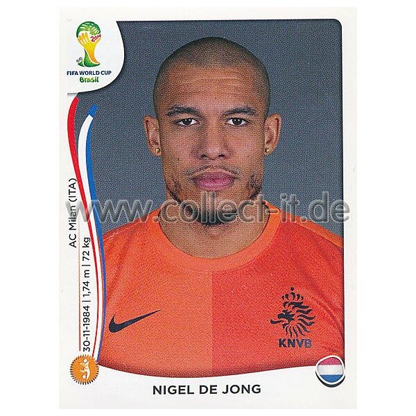 WM 2014 - Sticker 136 - Nigel de Jong