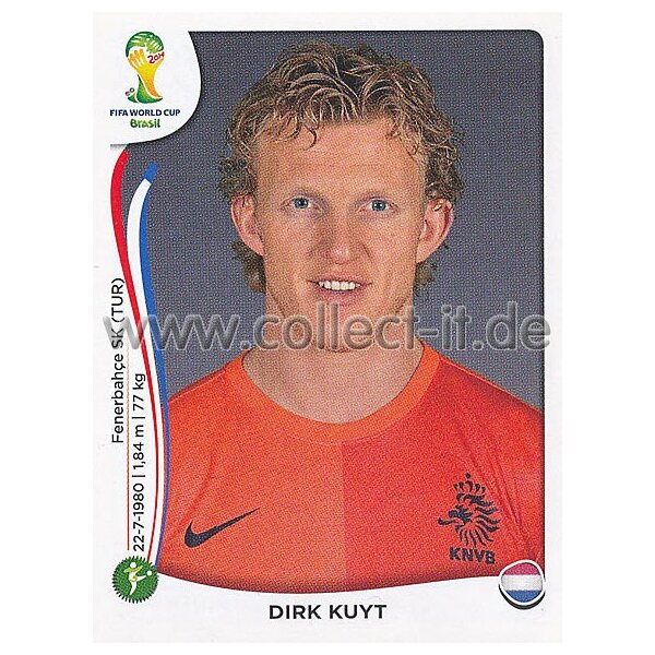 WM 2014 - Sticker 142 - Dirk Kuyt