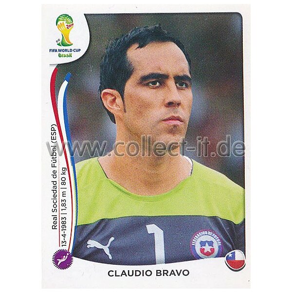 WM 2014 - Sticker 148 - Claudio Bravo