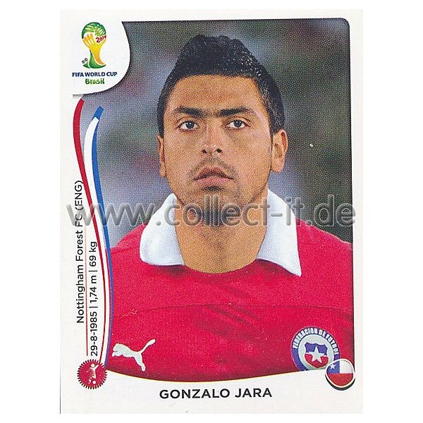 WM 2014 - Sticker 151 - Gonzalo Jara