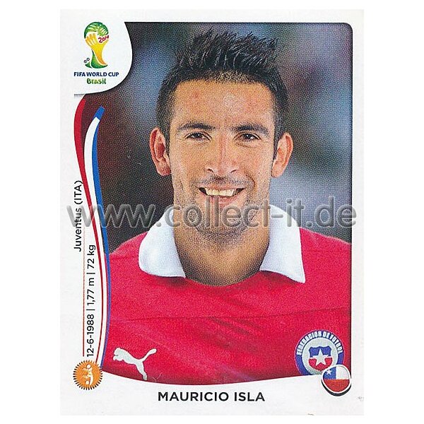 WM 2014 - Sticker 154 - Mauricio Isla