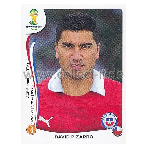 WM 2014 - Sticker 156 - David Pizarro