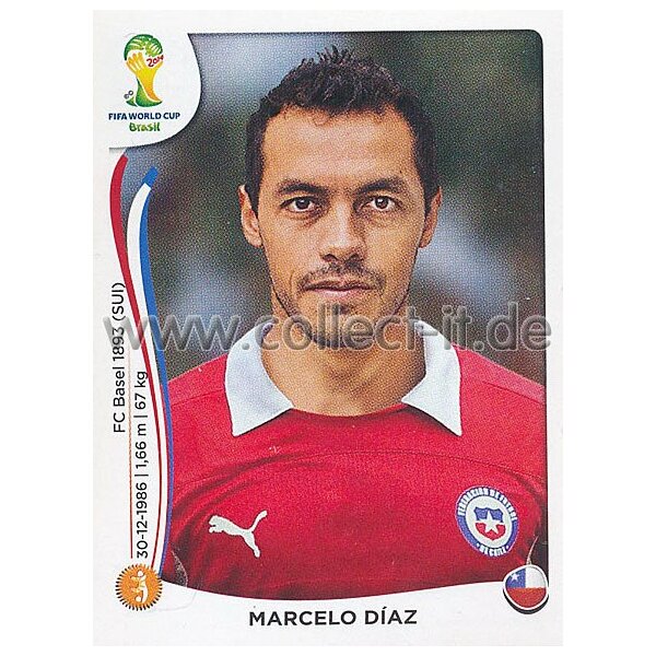 WM 2014 - Sticker 158 - Marcelo Diaz