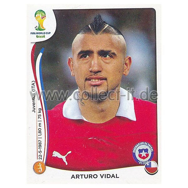 WM 2014 - Sticker 159 - Arturo Vidal