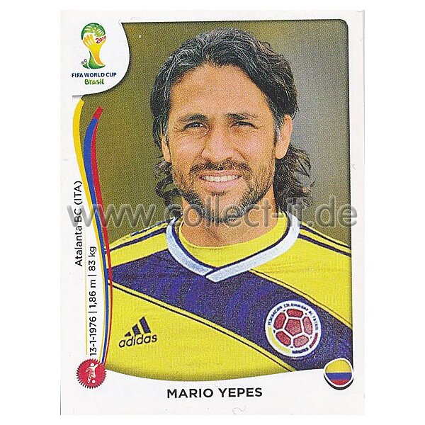 WM 2014 - Sticker 187 - Mario Yepes