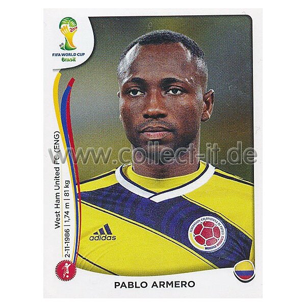 WM 2014 - Sticker 190 - Pablo Armero