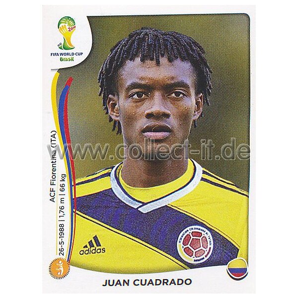 WM 2014 - Sticker 196 - Juan Cuadrado