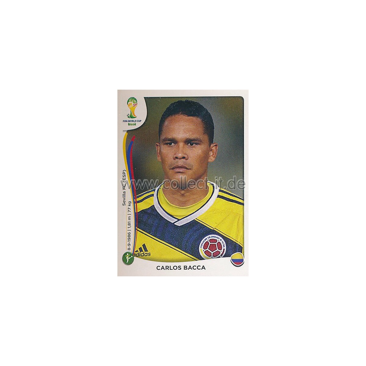 Wm 2014 Sticker 198 Carlos Bacca 0 79