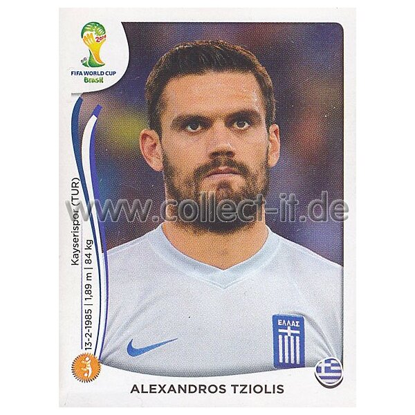 WM 2014 - Sticker 215 - Alexandros Tziolis