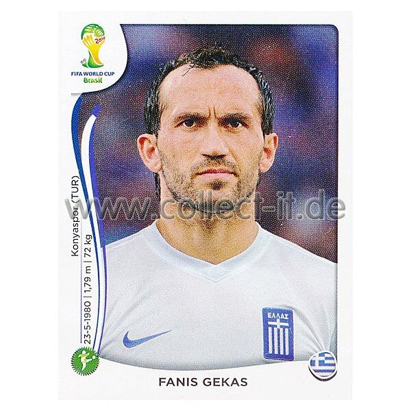 WM 2014 - Sticker 220 - Fanis Gekas