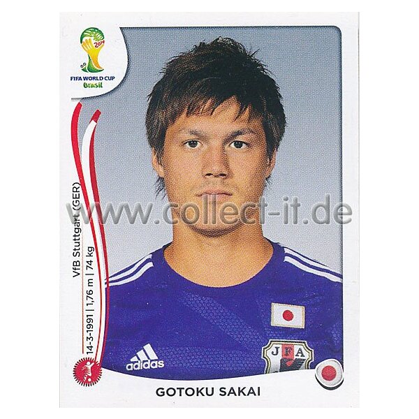 WM 2014 - Sticker 248 - Gotoku Sakai