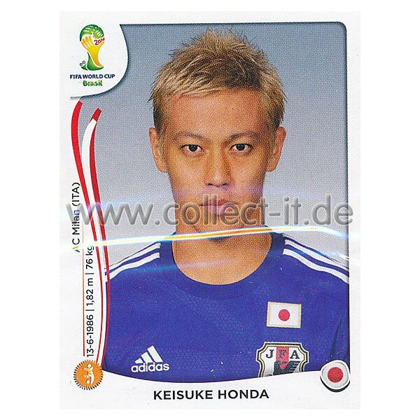 WM 2014 - Sticker 253 - Keisuke Honda