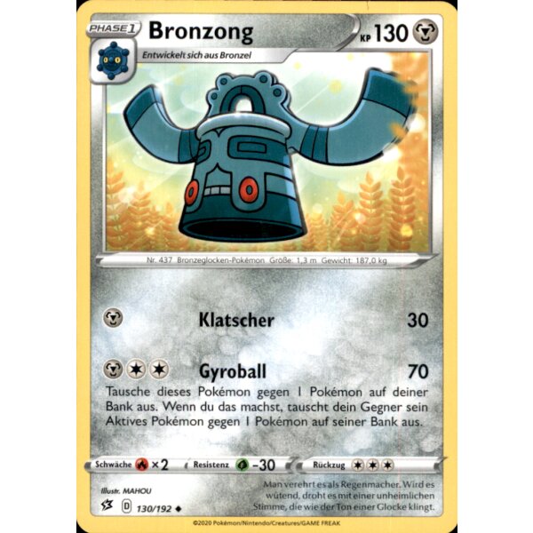 130/192 - Bronzong - Clash der Rebellen