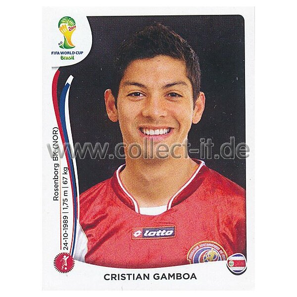 WM 2014 - Sticker 284 - Cristian Gamboa