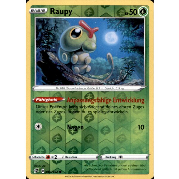 001/192 - Raupy - Reverse Holo