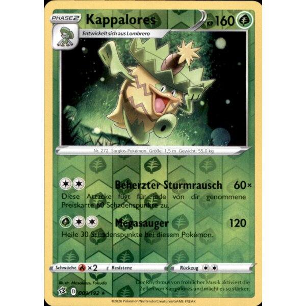 009/192 - Kappalores - Reverse Holo