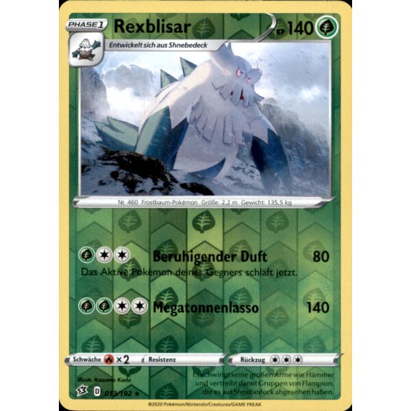 013/192 - Rexblisar - Reverse Holo