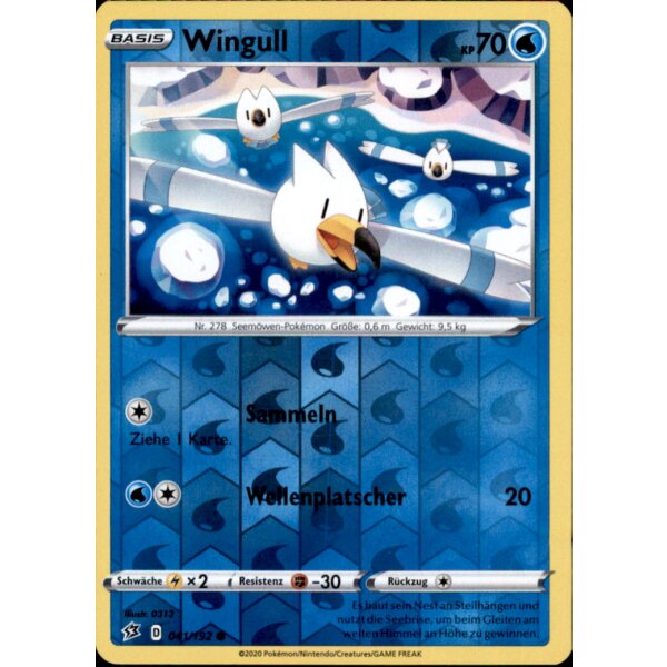 041/192 - Wingull - Reverse Holo