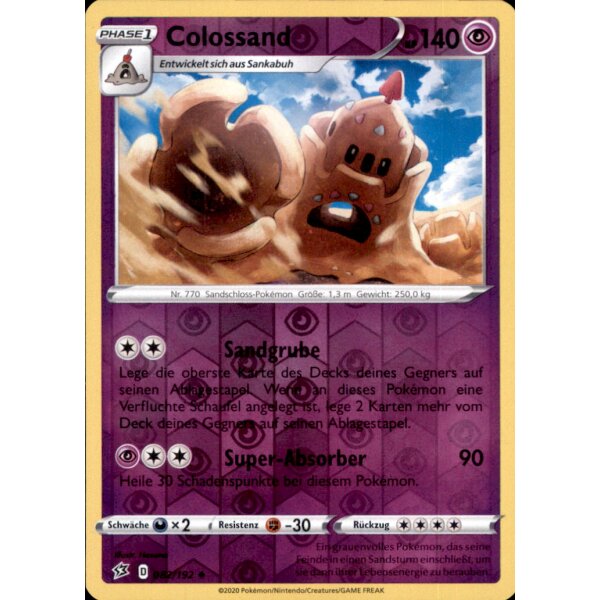 082/192 - Colossand - Reverse Holo