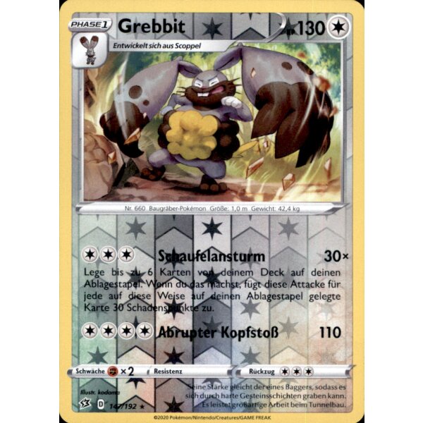 147/192 - Grebbit - Reverse Holo