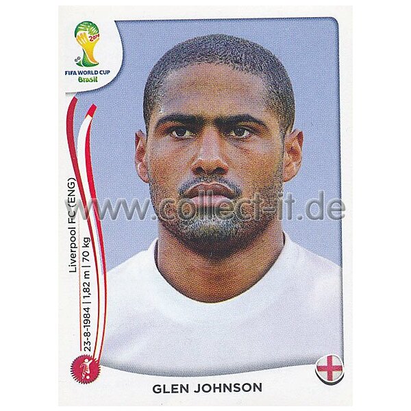 WM 2014 - Sticker 302 - Glen Johnson