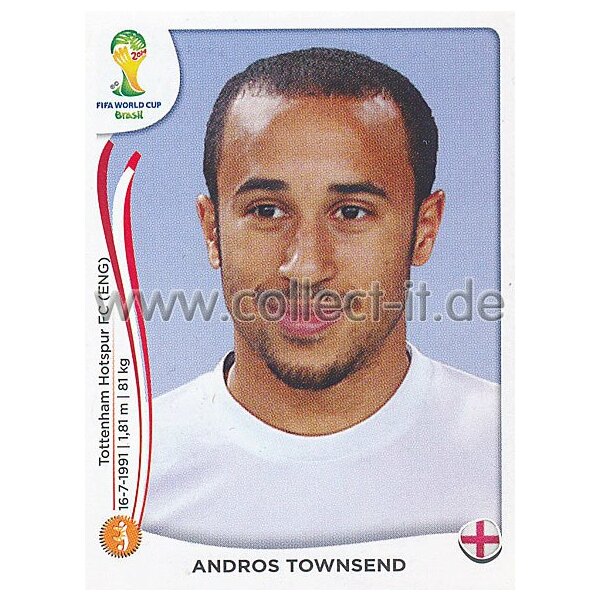 WM 2014 - Sticker 312 - Andros Townsend