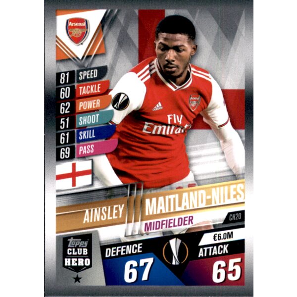 CH20 - Ainsley Maitland-Niles - Club Hero - 2019/2020