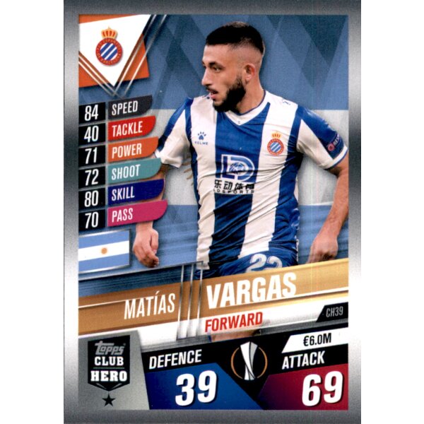 CH39 - Matias Vargas - Club Hero - 2019/2020