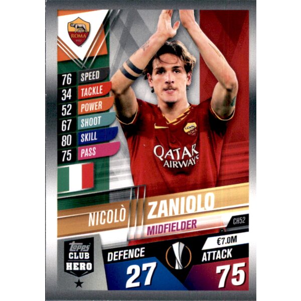 CH52 - Nicolo Zaniolo - Club Hero - 2019/2020